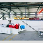 240 Mm High Performance Upvc PVC Window Profile Extrusion Line (1)