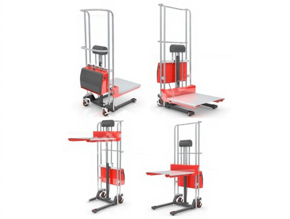 88mb4mbp21rmr0cvbsqrg0aqpg 400 Kg 1415 Mm Mini Semi-Electric Stacker - Image 1