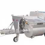 Diesel Hydraulic Black Plaster Machine