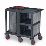 Plastic Cleaning Material Cart (53x112x100 cm)