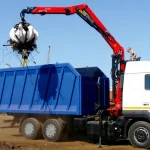 3480 Kg (9.6 Mt.) Scrap Loading Crane