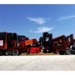 850x3000 mm 2 Room Mobile Crushing and Screening Plant