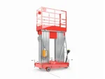 200 Kg 14 Meter Aluminum Double Mast Personnel Lift - Image 8