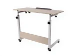 Portable Adjustable Height and Tilt Rolling Laptop Study Desk - Image 4