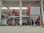 122 kW 8 Turbine Suspended Continuous Sandblasting Machine