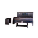 Graphica Ebony Coated Wooden Table Set