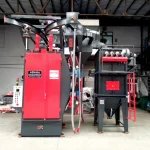 AKM 1000 3TRB Hanging Sandblasting Machine