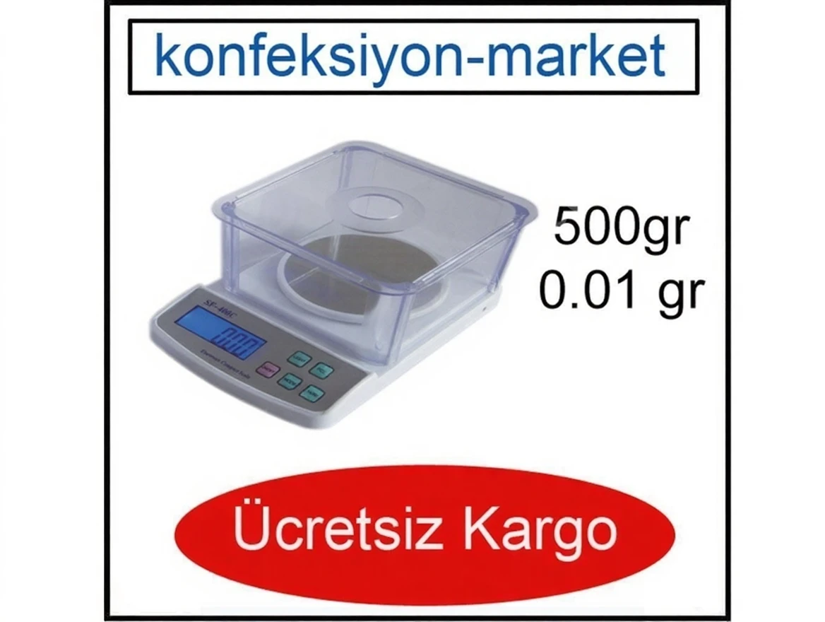 8vm4qchhn9rmt0cv9gztz0jjzr 500 Gr (0.01 Gr Precision) Digital Scale with Jar - Image 1