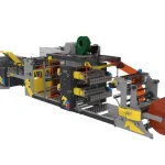 850 Pieces/Min 4 Color Endless Bag Paper Machine