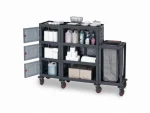 Plastic Cleaning Material Cart (53x192x136 cm) - Image 2