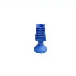 Cici 25X25 mm Blue Plastic Swivel Foot