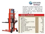 1 Ton 1.6 Mt Manual Stacker Machine - Image 2
