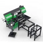 350 × 550 mm PLC Controlled Fully Automatic Band Saw Machine (Angled Cutting)