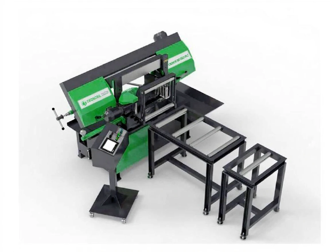 90dx1465bdrmt0cvm43r021nfr 350 × 550 mm PLC Controlled Fully Automatic Band Saw Machine (Angled Cutting) - Image 1