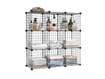9 Compartment Metal Multi-Purpose Shelf Cabinet Organizer - Image 6