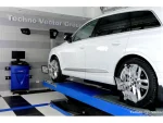 Wheel Alignment Machine 3D Car Model - Techno Vector