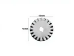 Işkur Machine Round Blade Disc 10 Pcs Spare Blade Set 45mm - Image 2