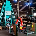 Automatic Granule Packaging Machine and Robot Palletizing System