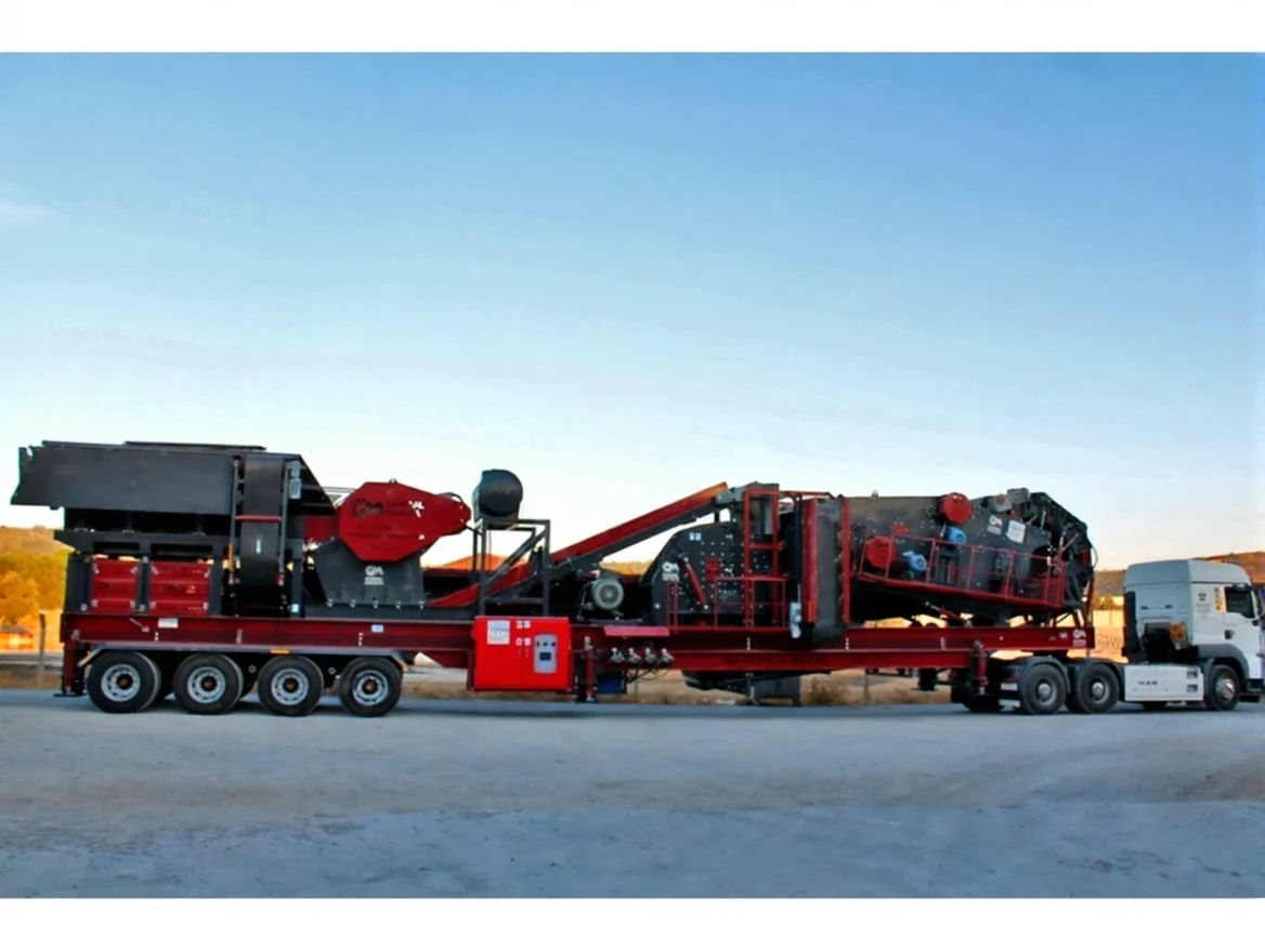 9ajerf6f2drmt0cvbad8674q9w 200-300 Ton / Hour Mobile Stone Crushing and Screening Plant - Image 1