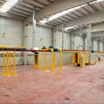 800x2300x8000 mm Diesel Tunnel Type Electrostatic Paint Oven