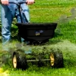 54 Kg Granular Fertilizer Grass Seed and Salt Spreader Machine