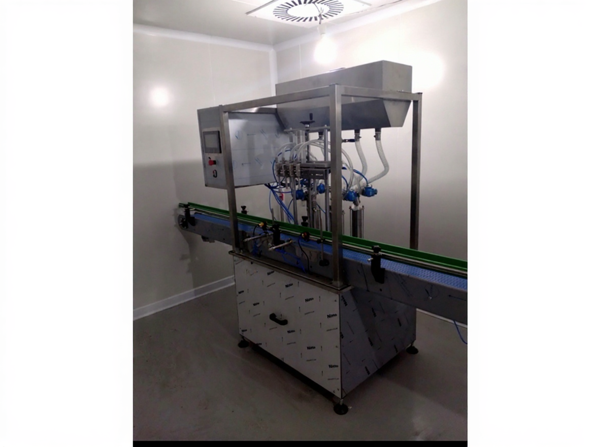 9hrjcwzzshrma0ctns2re28bq0 100-1000 Ml 4 Nozzles (800-2500 Pieces / Hour) With Automatic Liquid Filling Machine - Image 1