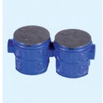 Passive Halogen-Free Concrete Electrical Assembly Box with Latches