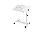 QQ 8A Tilt and Height Adjustable Laptop Stand with Wheels and Mouse Compartment - Image 3