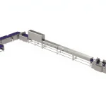 Halva Cooling and Cutting Weighing Bar Line