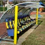 8 Meter 16 Person Galvanized Steel Substitute Player Cabin