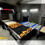 1400 Pieces / Hour Stone Based Tube Oven And Robot Automation System