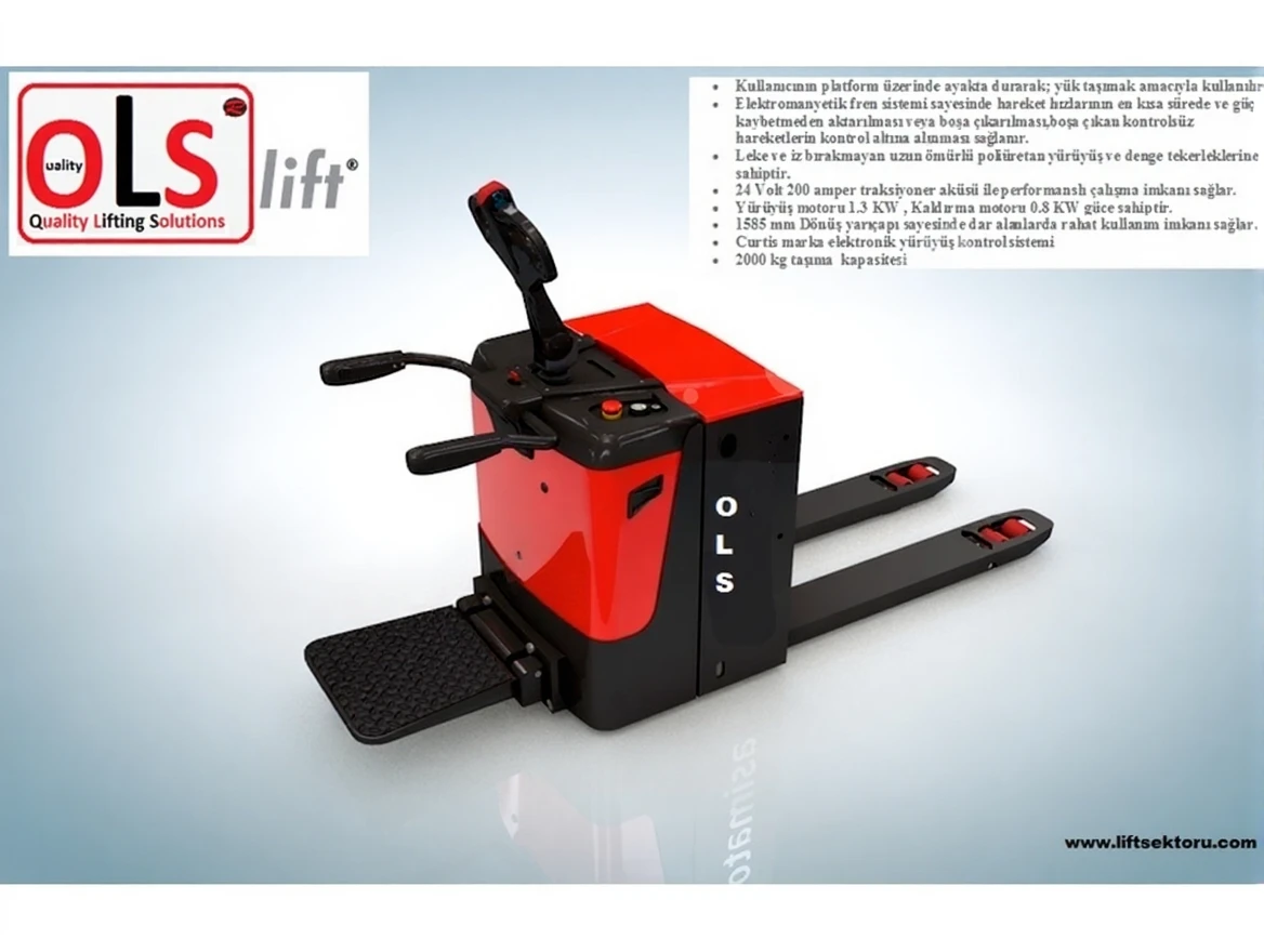 a0yrbnrh8hrmr0cvbwnatdgmhg 2000 Kg Platform Wide Chassis Fully Electric Pallet Truck - Image 1