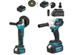 58W Ultra 2Li Set Somun Sökme ve Avuç Taşlama Makinası