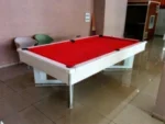 Red Cloth White American Pool Table - Lb-Kbam - Image 10
