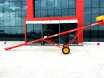 Ø 14 (8200mm) Top-Mounted Electric Motor Driven Agricultural Spiral Conveyor - Image 5