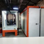 Cabin And Box Type Paint Oven With Overhead Pallet Conveyor