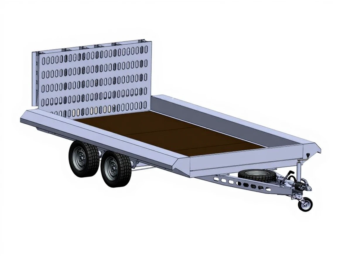 agaqhmvbd9rmt0cvyznrv9dssg 3500 Kg Carrying Capacity Galvanized Cargo Trailer - Image 1