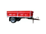 Single-axle Double-wheeled 4 Ton Dump Trailer