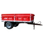 Single-axle Double-wheeled 4 Ton Dump Trailer