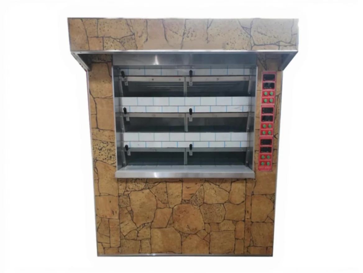 aj2pmvccdnrma0cv0d68c14164 90 Bread Capacity Triple Deck Electric Black Oven - Image 1