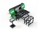 450 × 700 mm Semi-Automatic Band Saw Machine (Miter Cutting)