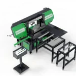 450 × 700 mm Semi-Automatic Band Saw Machine (Miter Cutting)