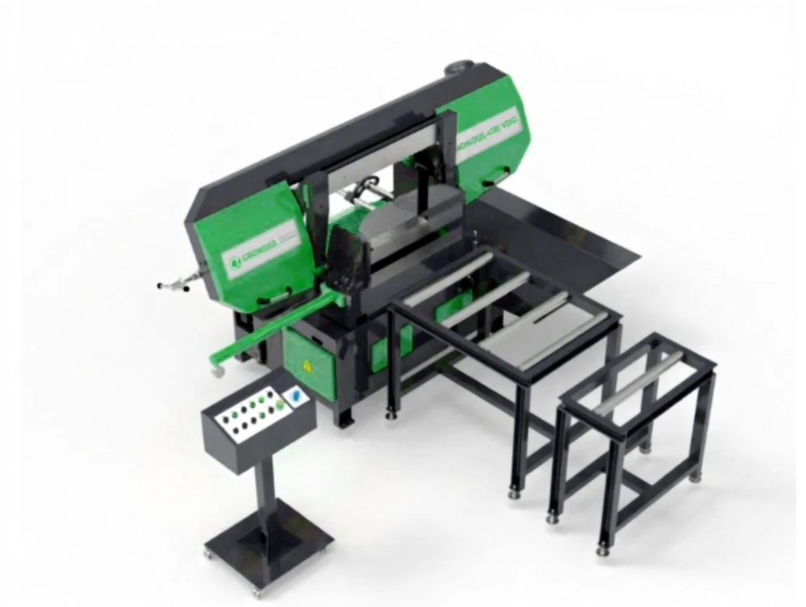 aj4matpj0drmr0cvm44a556b20 450 × 700 mm Semi-Automatic Band Saw Machine (Miter Cutting) - Image 1