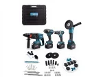 Professional 15-Battery Cordless Brushless 4-piece Hand Tool Set - Image 9