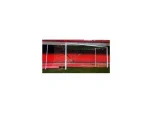7.32x2.44 Meters White Color Square Pattern Goal Net  - Image 2
