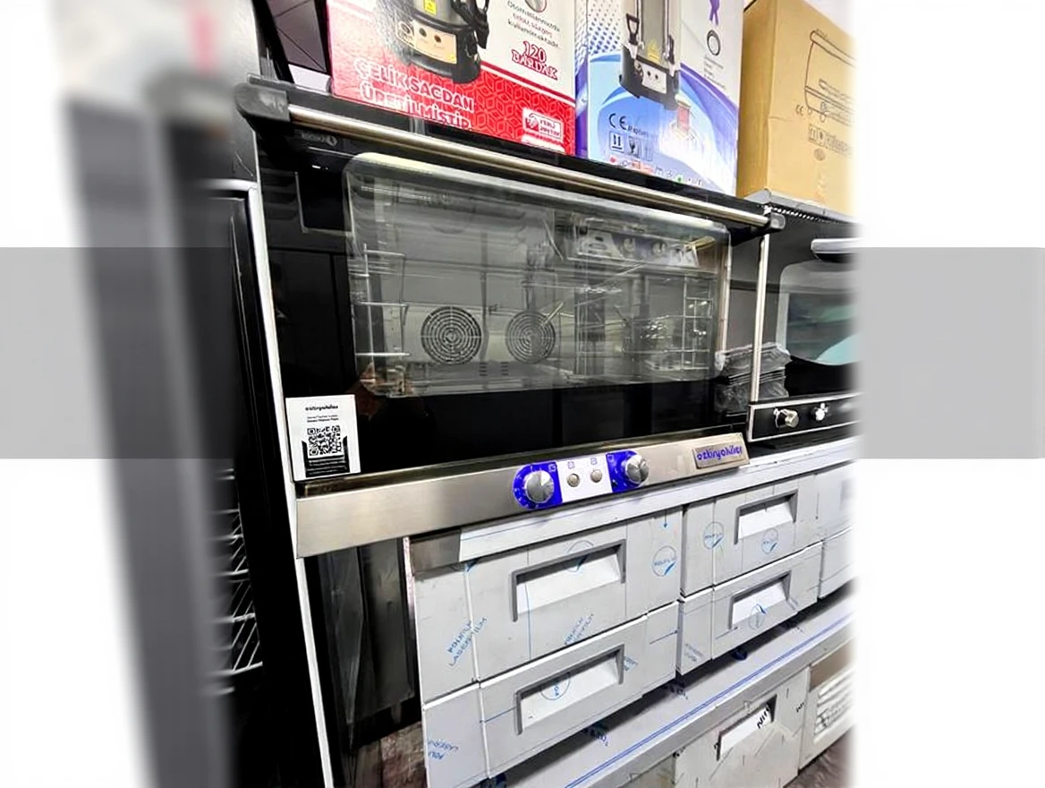 aqne6tj9jsrme0cv05fv3hbtsm 40x60 cm 4 Tray Electric Convection Oven - Image 1