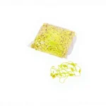 Yellow Color Lockable Pass-through Tag String 1,000 Pieces - Plastic Card and Price Tag Binding String