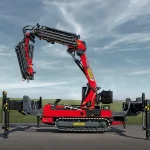 18200 Kg (52.7 Mt.) Folding Boom Crawler Crane