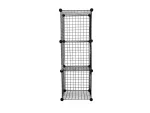 3 Grid Compartment Metal Wire Portable Modular Multi-Purpose Organizer Rack