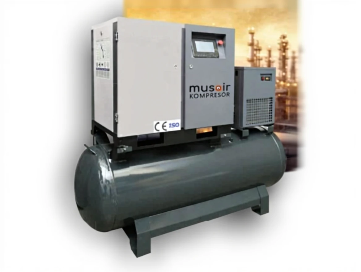 avcazv8d1srme0cv2hkaw38624 500 Liter 10 Hp Tank Top Compact Compressor - Image 1